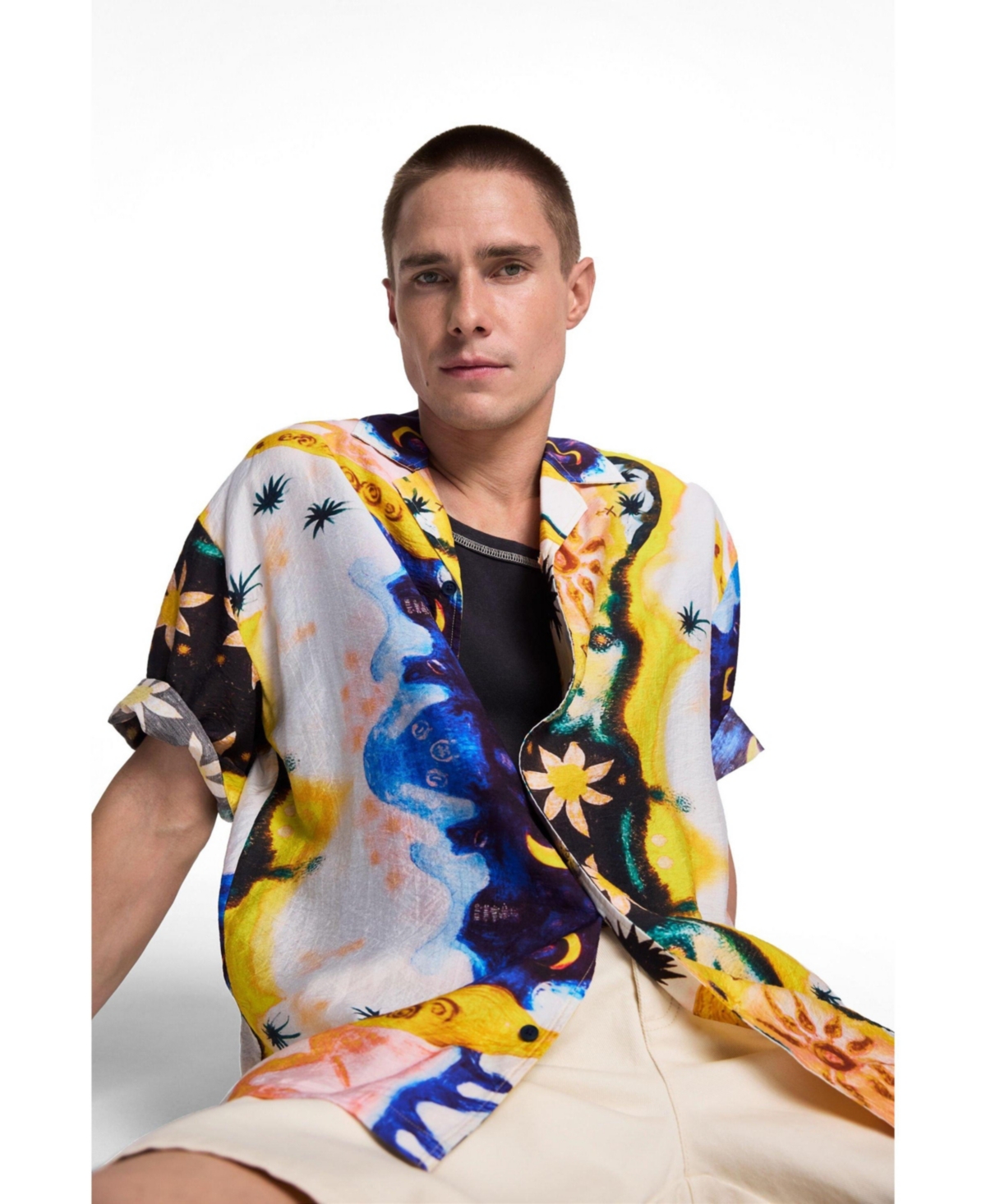Desigual Men's Cosmos printed shirt