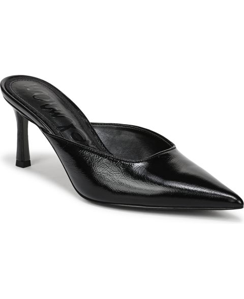 Женские сабо Sam Edelman Margeaux Slip-On Mule Pumps, цвет: Чёрный кожаный