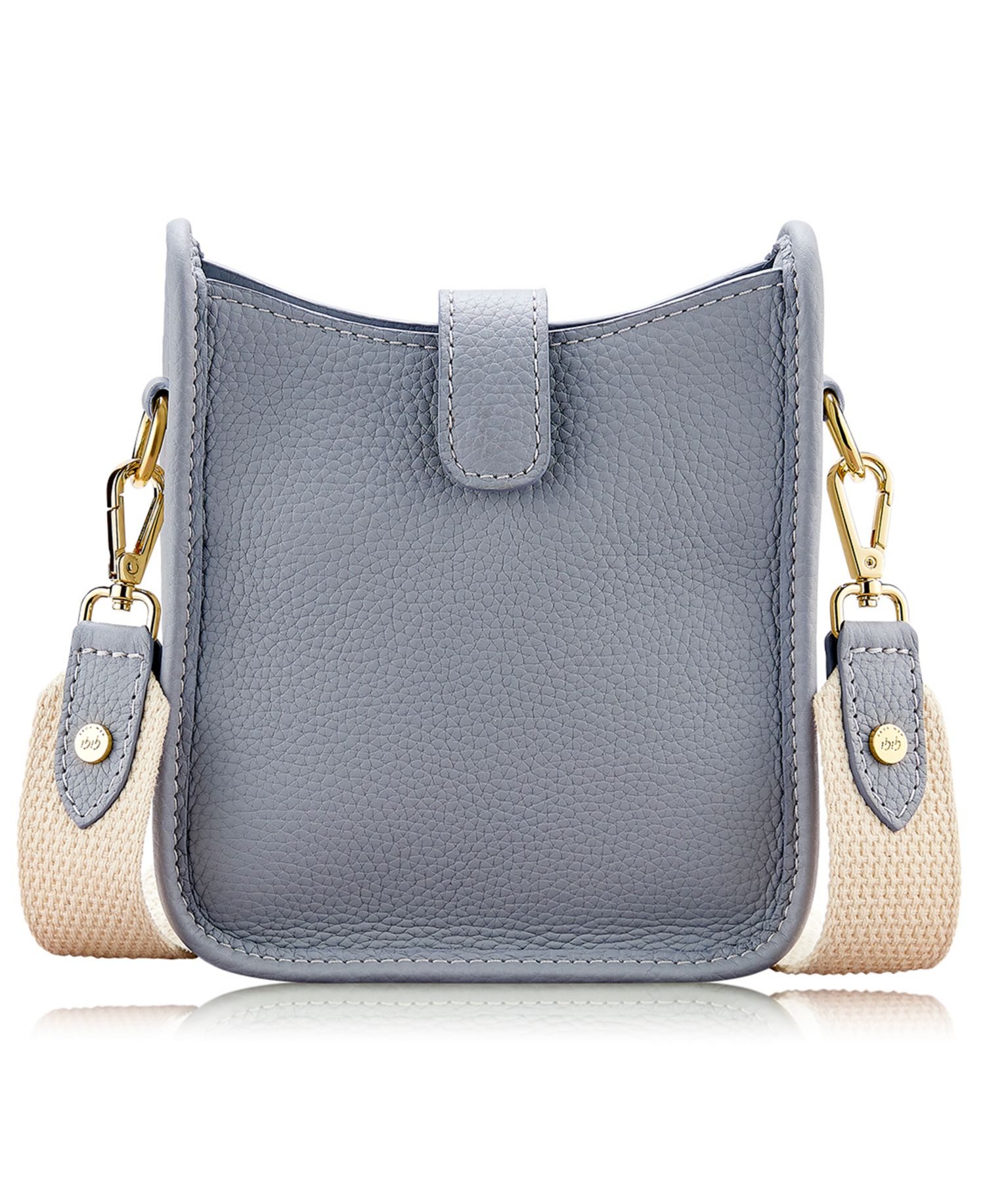 Ellie Pebble Leather Mini Crossbody Handbag