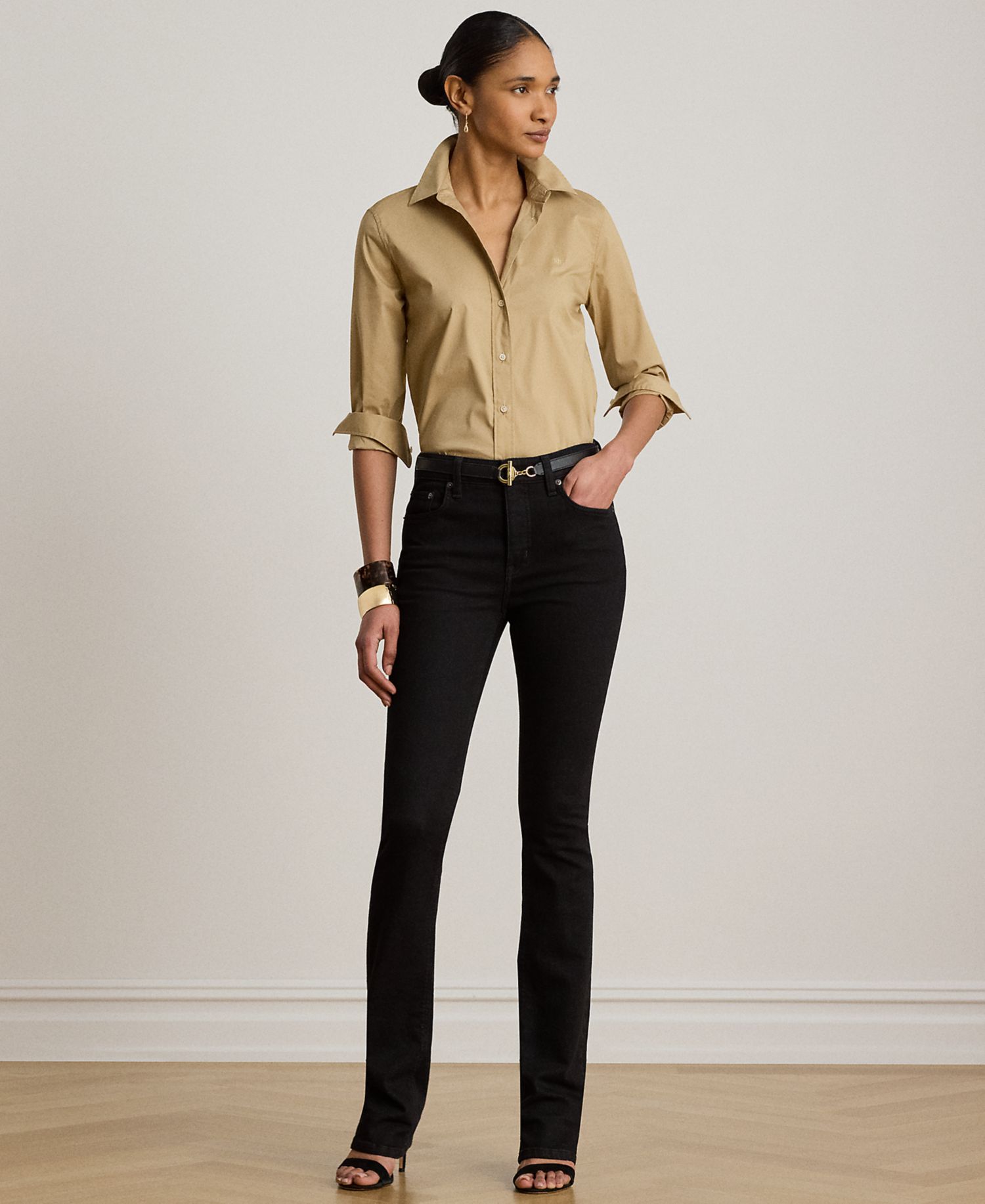 Petite Classic Fit Long-Sleeve Shirt