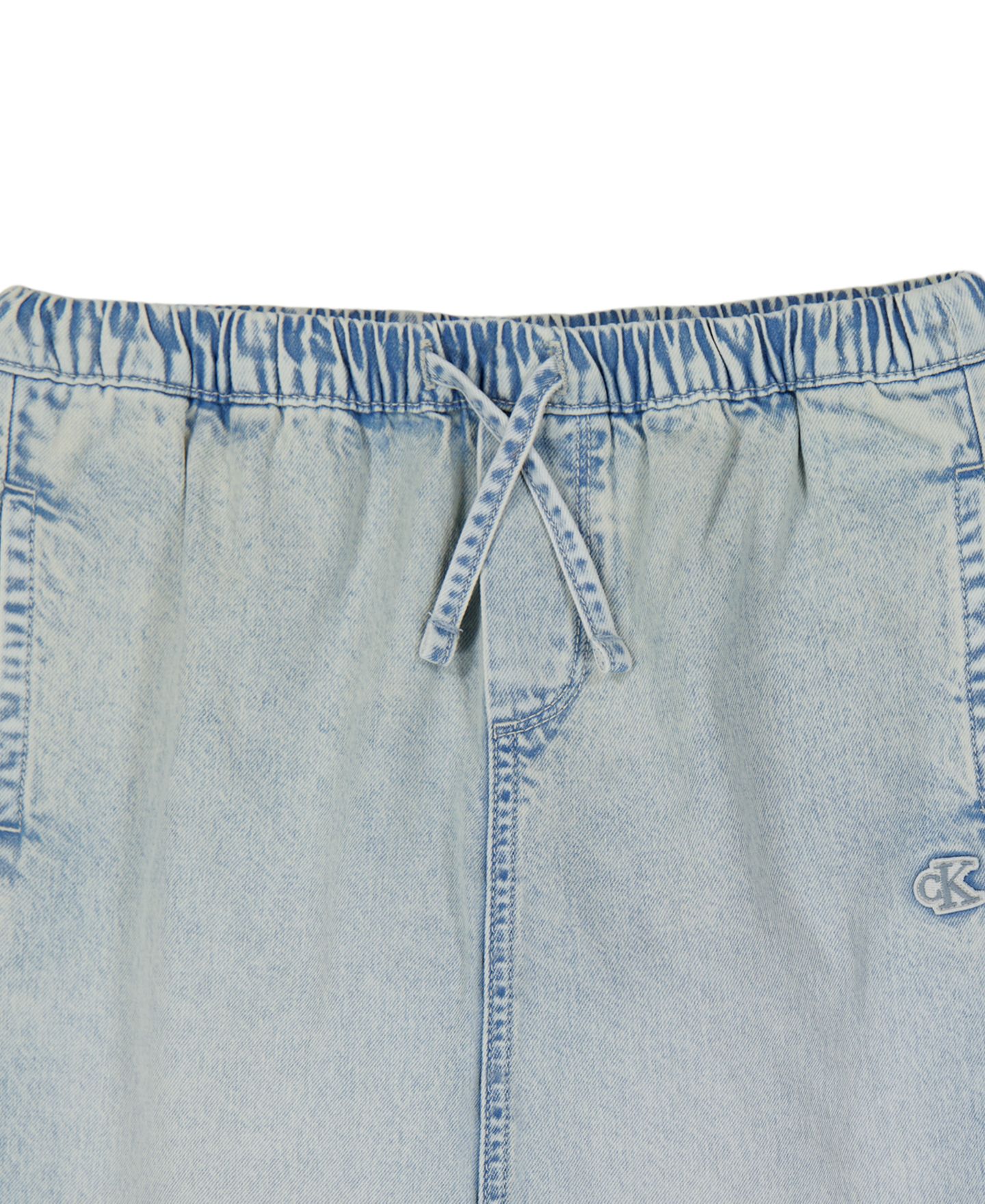 Джинсы Calvin Klein Wide-Leg Denim для девочек, цвет: Варёный, вариант 1 — фото 3