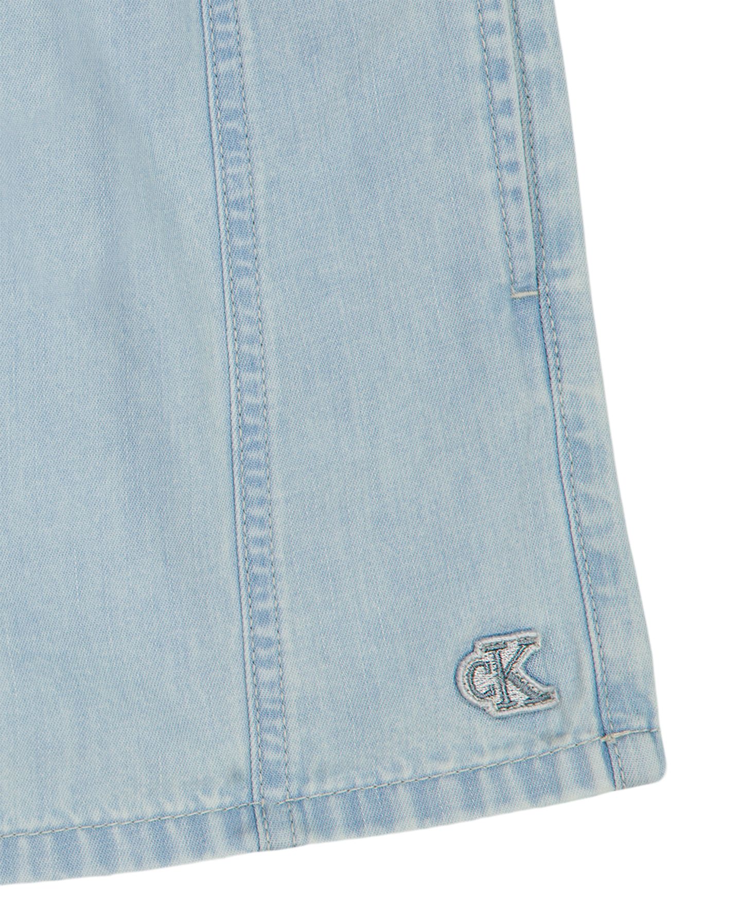 Юбки Calvin Klein Denim Skorts для девочек, цвет: Варёный — фото 5