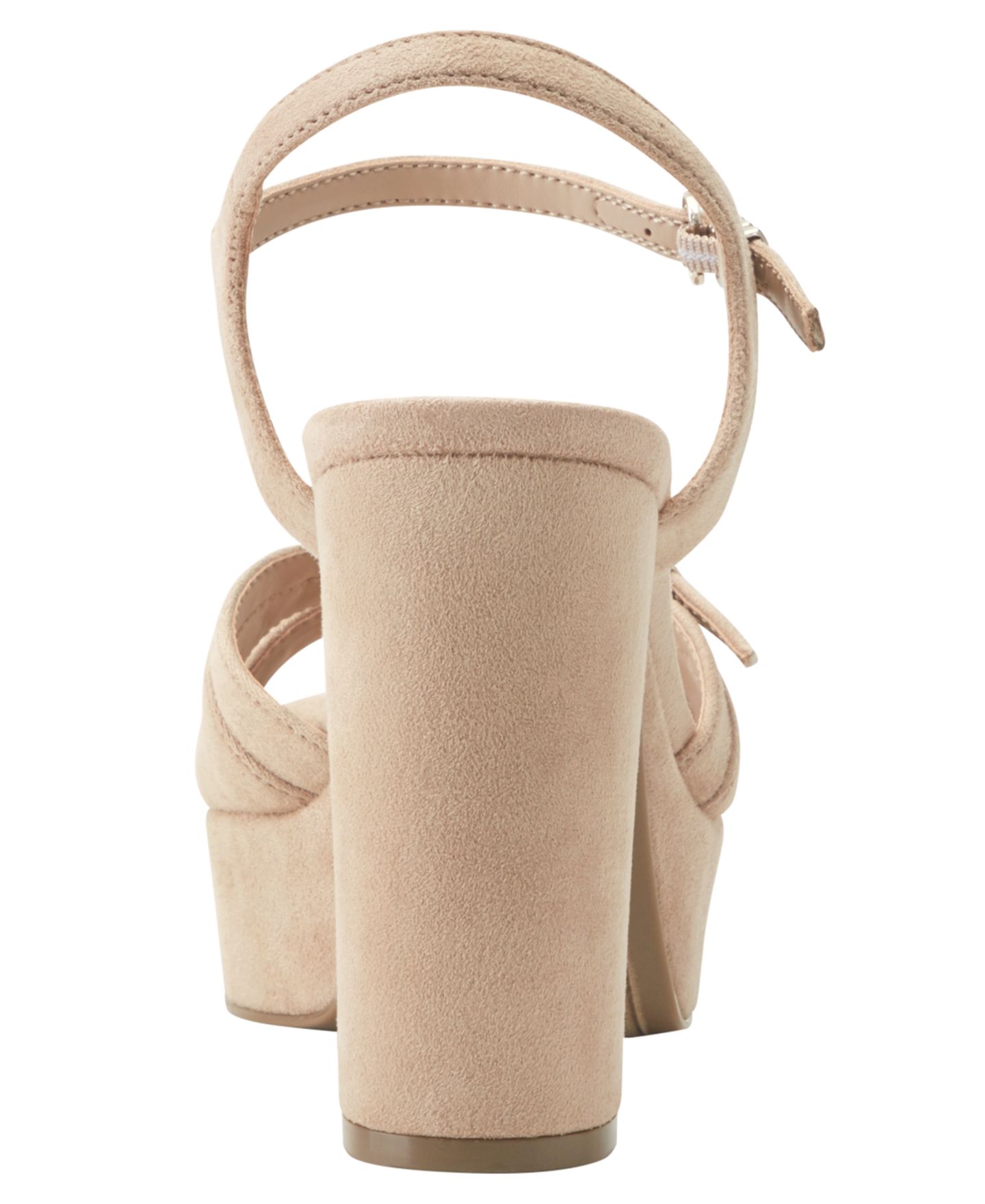 Женские сандалии Marc Fisher Dollup Multi Strap Platform, цвет: Бежевый — фото 3