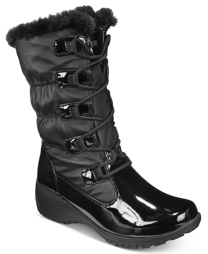 Khombu Women's Audrey Lace-Up Cold-Weather Boots - Macy's