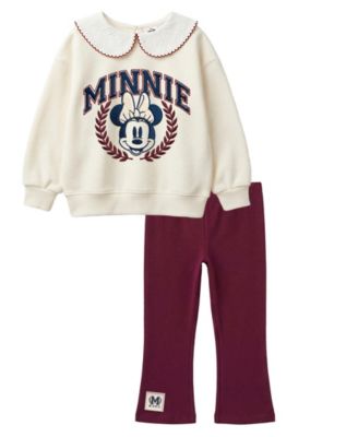 Girls' 2T-6X Minnie Mouse Sweatshirt and Pants, 2-Piece Set