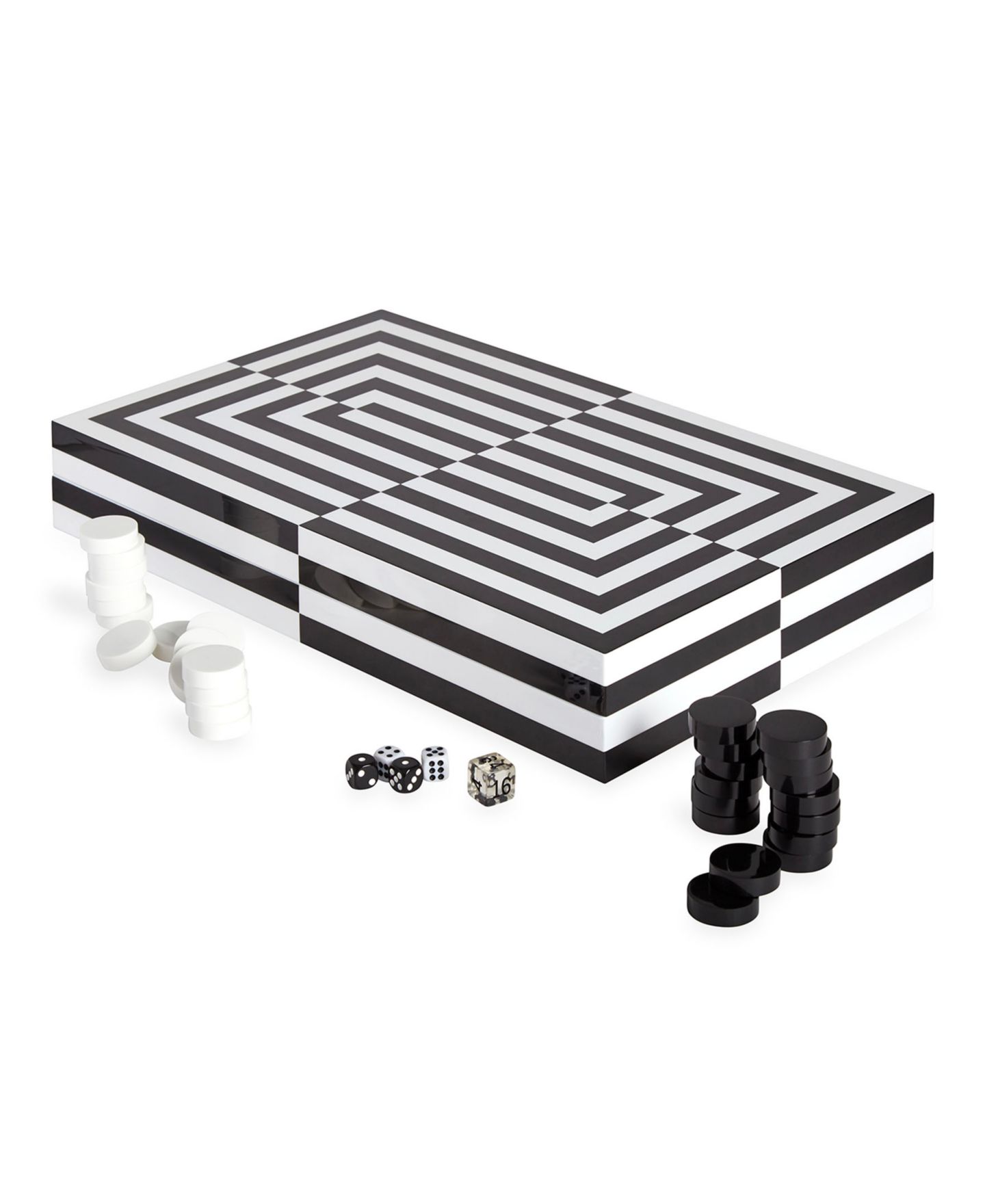 Детские игрушки Jonathan Adler Op Art Backgammon Set — фото 3