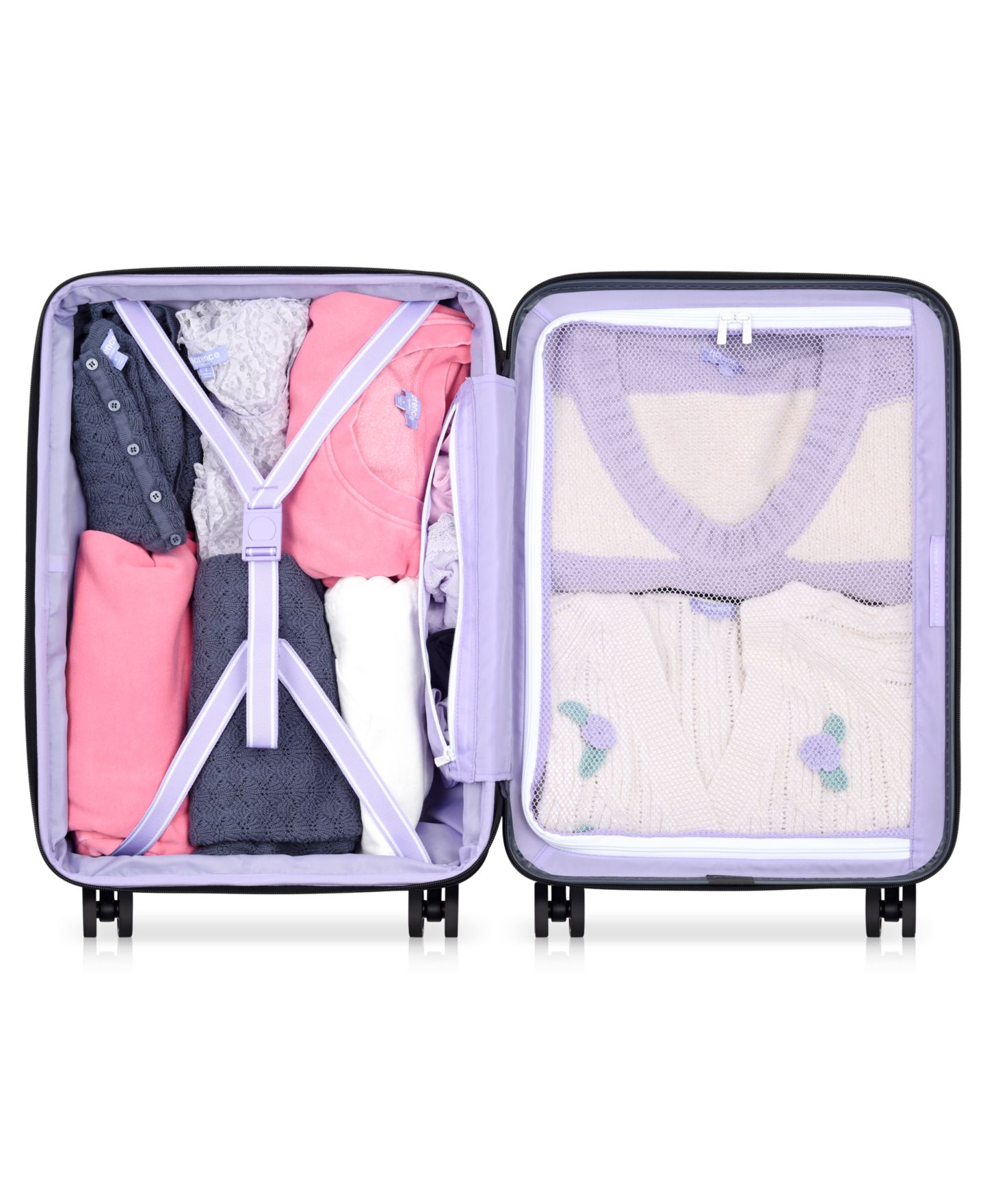 Чемодан florence by mills x Delsey Paris Catch Flights Carry-on Spinner, цвет: Антрацитовый — фото 4