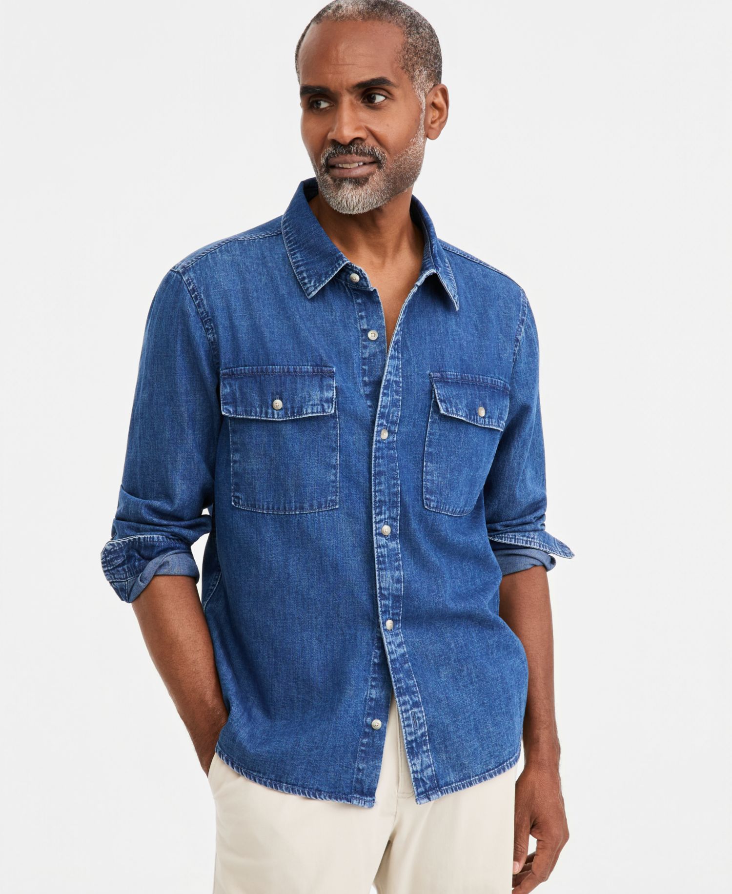 Men's Denim Overshirt