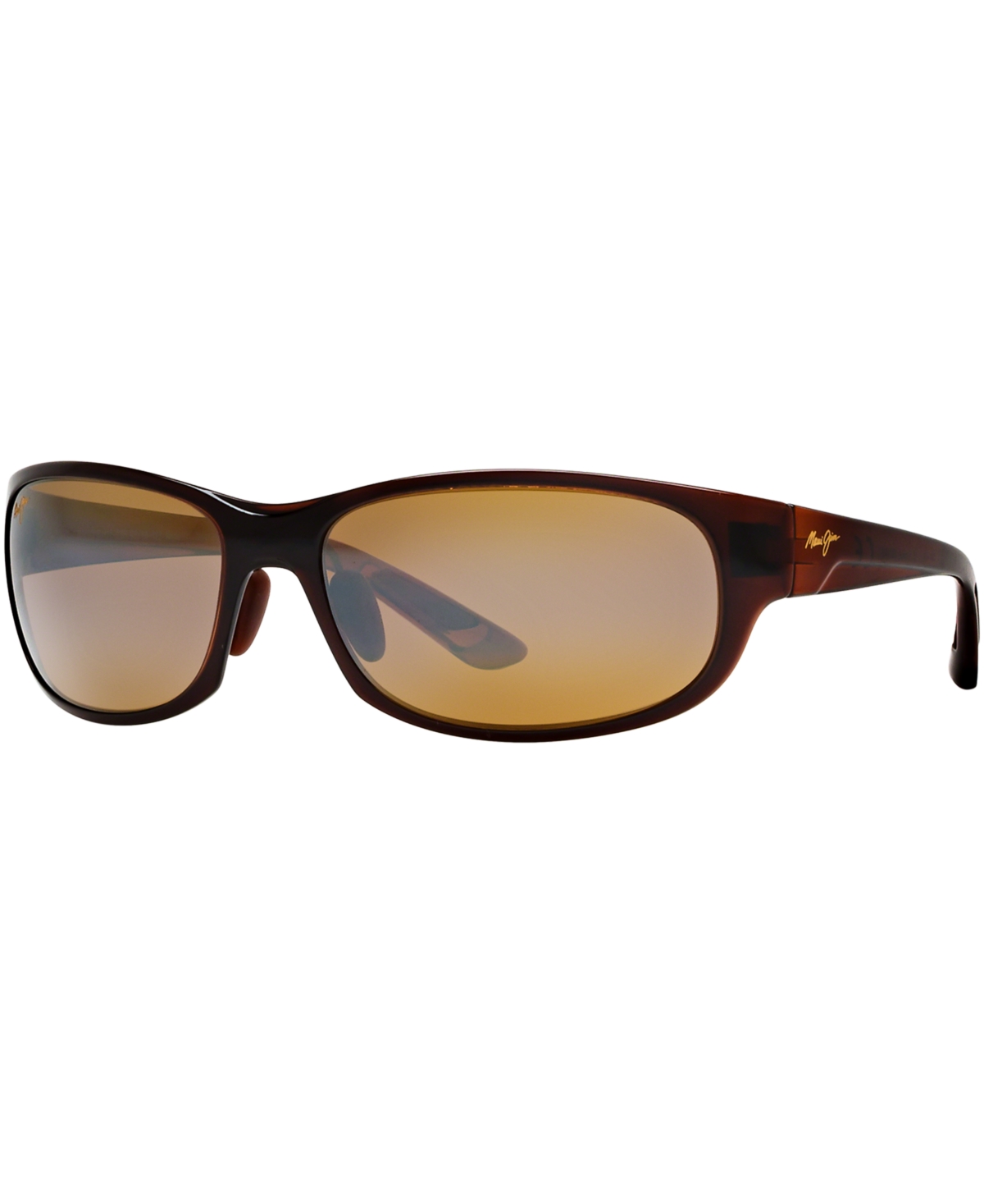 Shop Maui Jim Polarized Twin Falls Polarized Sunglasses , 417 63 In Brown,bronze Polar