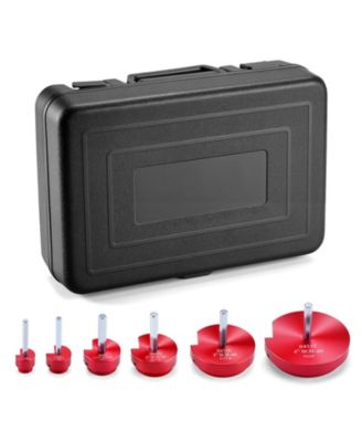 6 Piece Pipe Reamer Set Tool Kit with Carry Case for PVC CPVC ABS Drill
