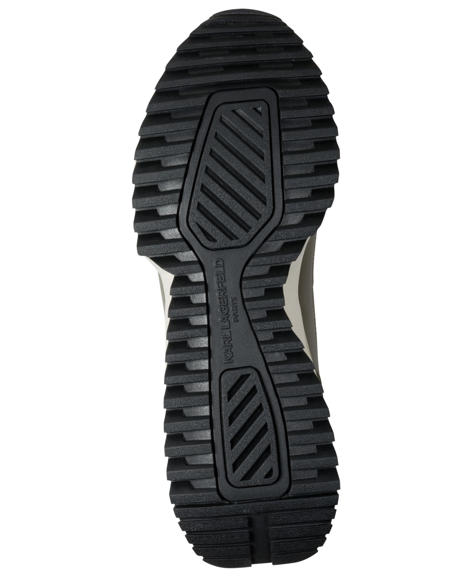 Karl Lagerfeld Men's Clovis Mixed-Media Lace-Up Runner Sneakers