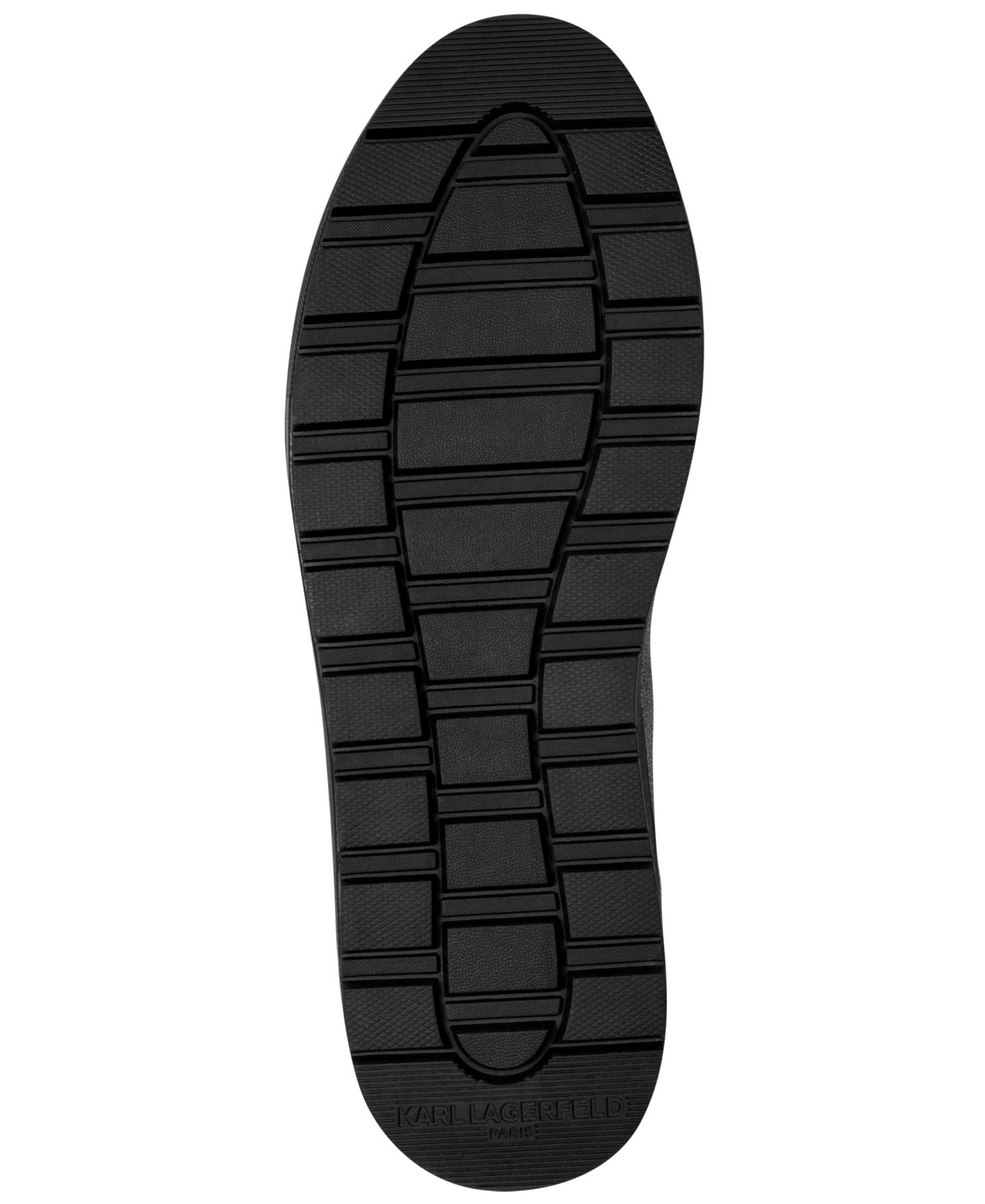 Мужские кроссовки KARL LAGERFELD PARIS Fabien All-Over Logo Lace-Up, цвет: Чёрный / Серый — фото 5
