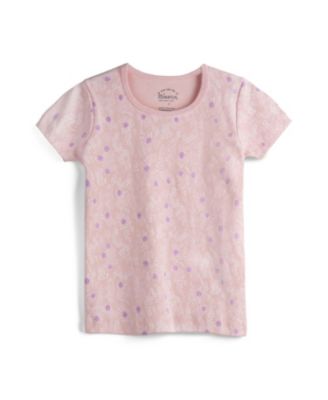 Toddler Girls Fair Trade Organic Cotton Ribbed Scoop Neck Tee