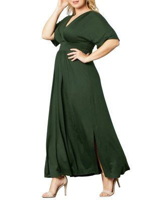 emerald green plus size formal dress size long formal dresses for prom and plus LaDivine 7493C Emerald Sale
