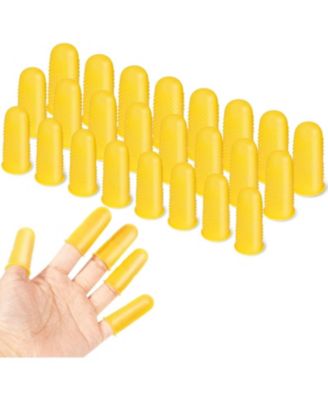 Silicone Finger Protectors, Rubber Fingertips , Thimble Guard Caps for Glue Gun Money Counting Crafts