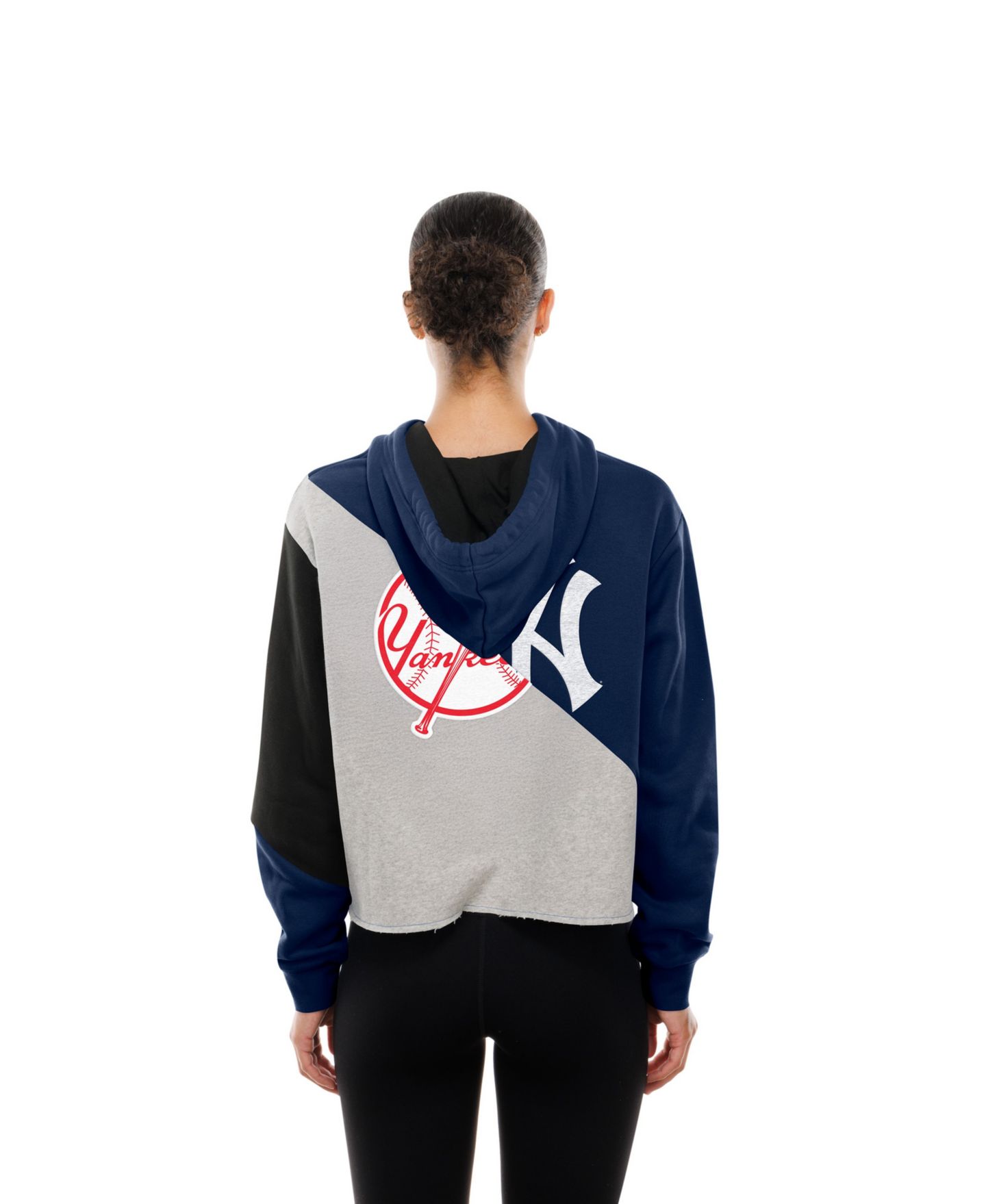 Женское худи New Era New York Yankees Color Block Cropped Boxy — фото 5