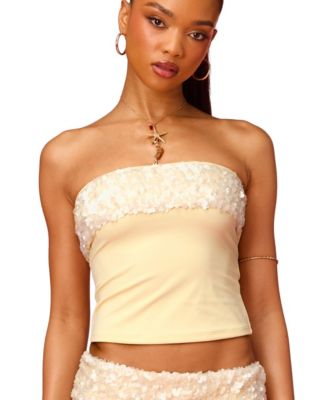 Women's Chic Barbie Sequin Tube Top
