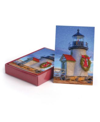 Holiday Lighthouse Boxed Holiday Cards