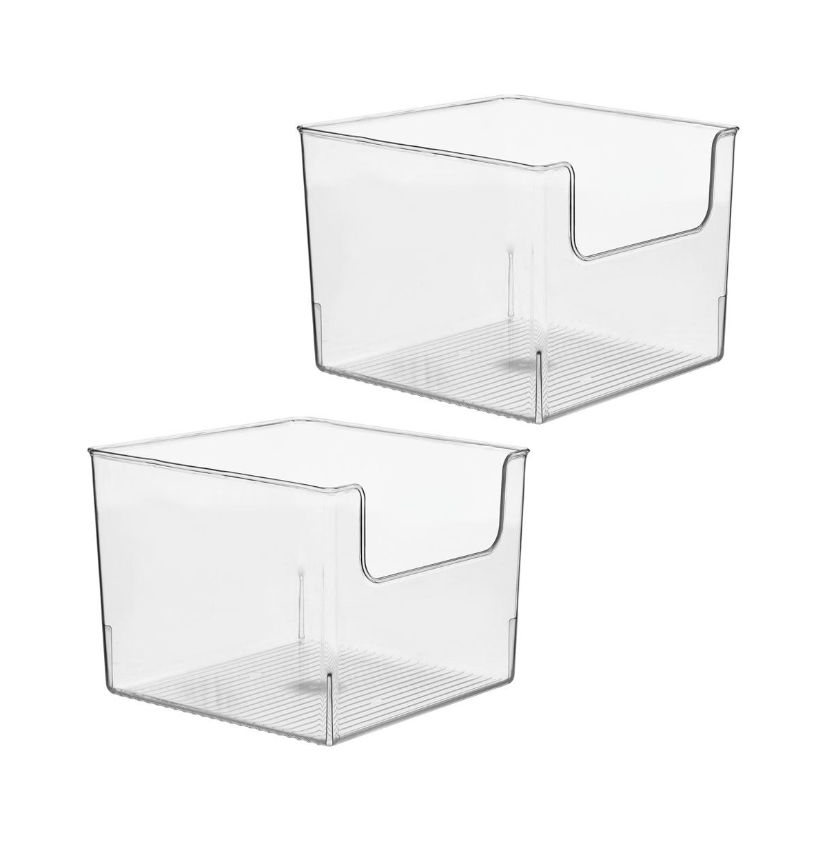 iDesign Open-Front Storage Bin