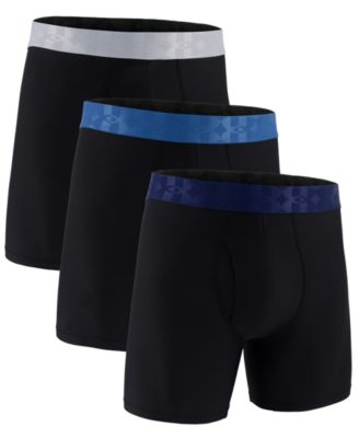 Men's Performance Tech Mesh Novelty 6" Boxer Briefs, 3-Pack