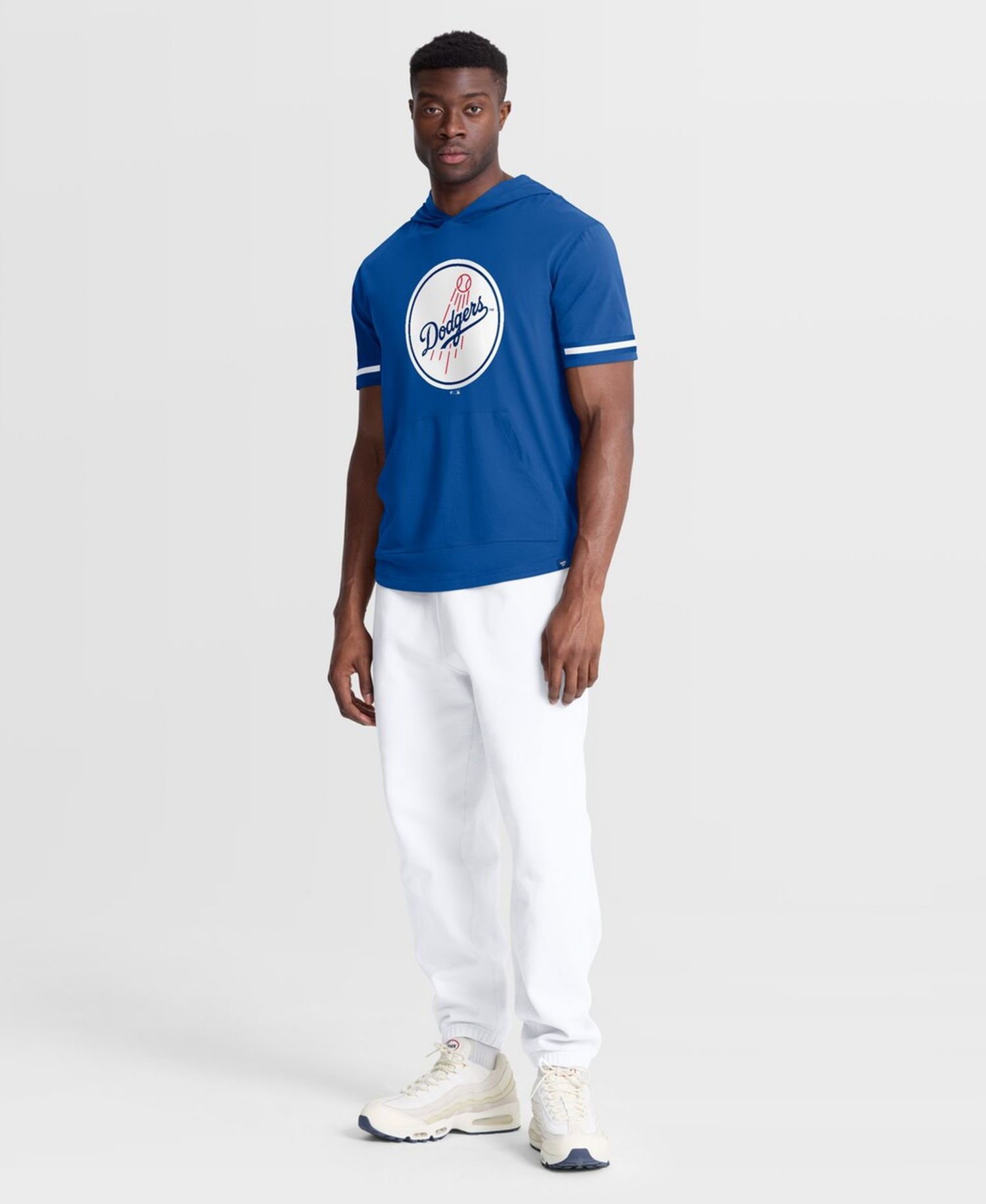 Men's Royal Los Angeles Dodgers Optimal Play Hooded T-Shirt