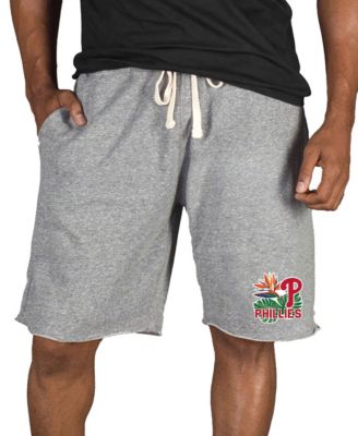 Men's Gray Philadelphia Phillies Mainstream Tri-Blend Shorts