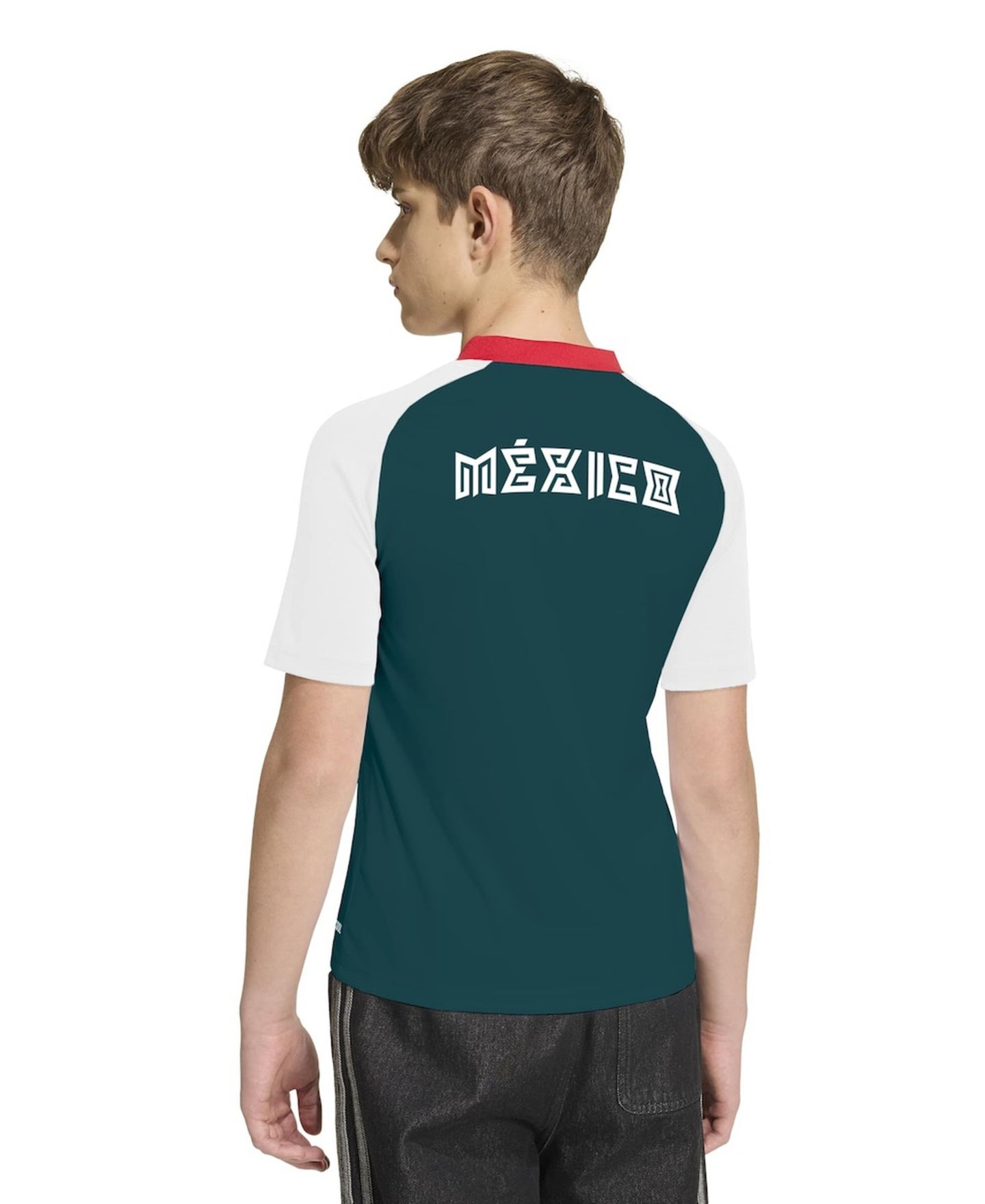 Детское джерси adidas сборной Мексики 2026 Pre-Match, White — фото 5