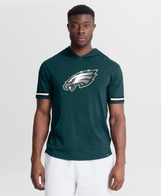 Men's Midnight Green Philadelphia Eagles Optimal Play Short Sleeve Hooded T-Shirt