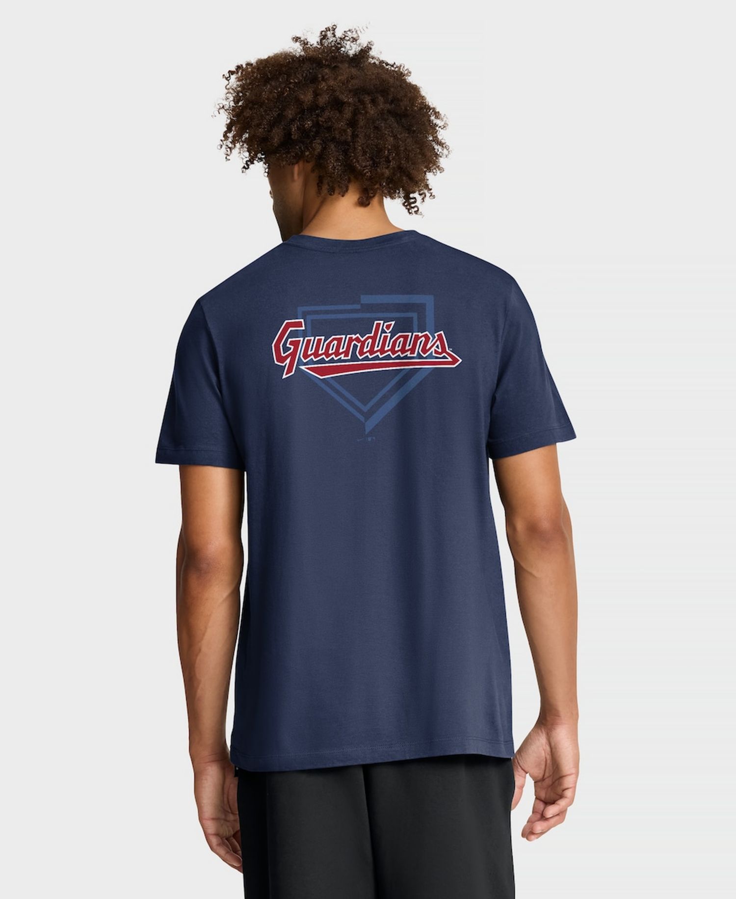 Men's Navy Cleveland Guardians Primetime 2-Hit T-Shirt