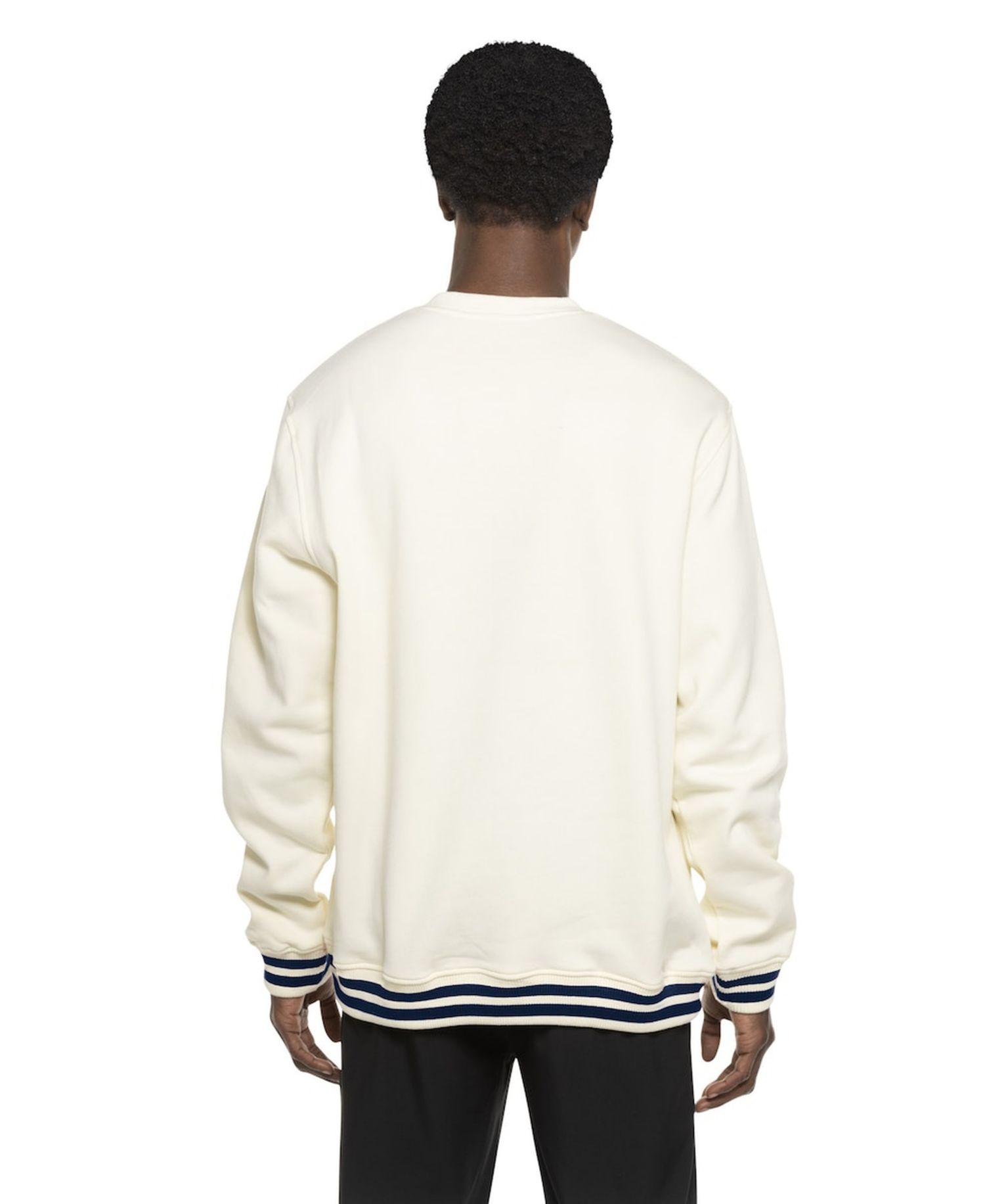 Men's White New York Yankees Throwback Sweatshirt