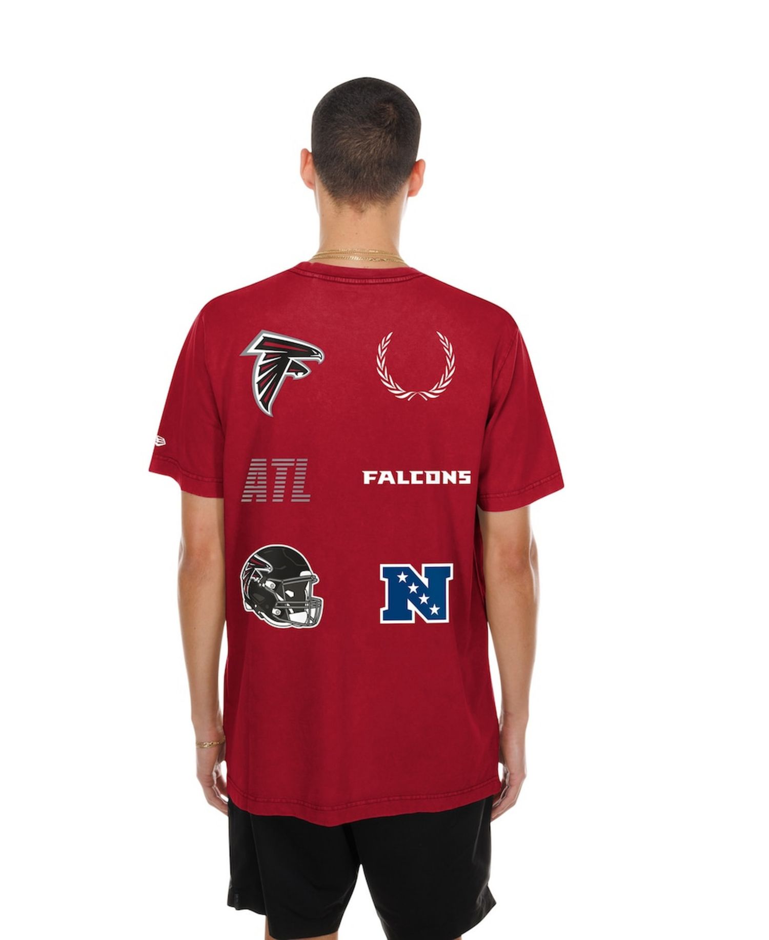 Men's Red Atlanta Falcons Match T-Shirt