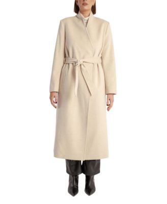 Women's Cashmere Belted Long Coat
