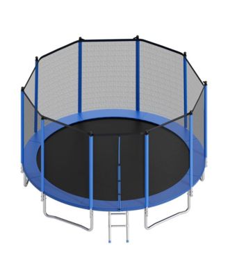 15 ft Round Outdoor Trampoline Heavy Duty ASTM Approved 470 lb Capacity
