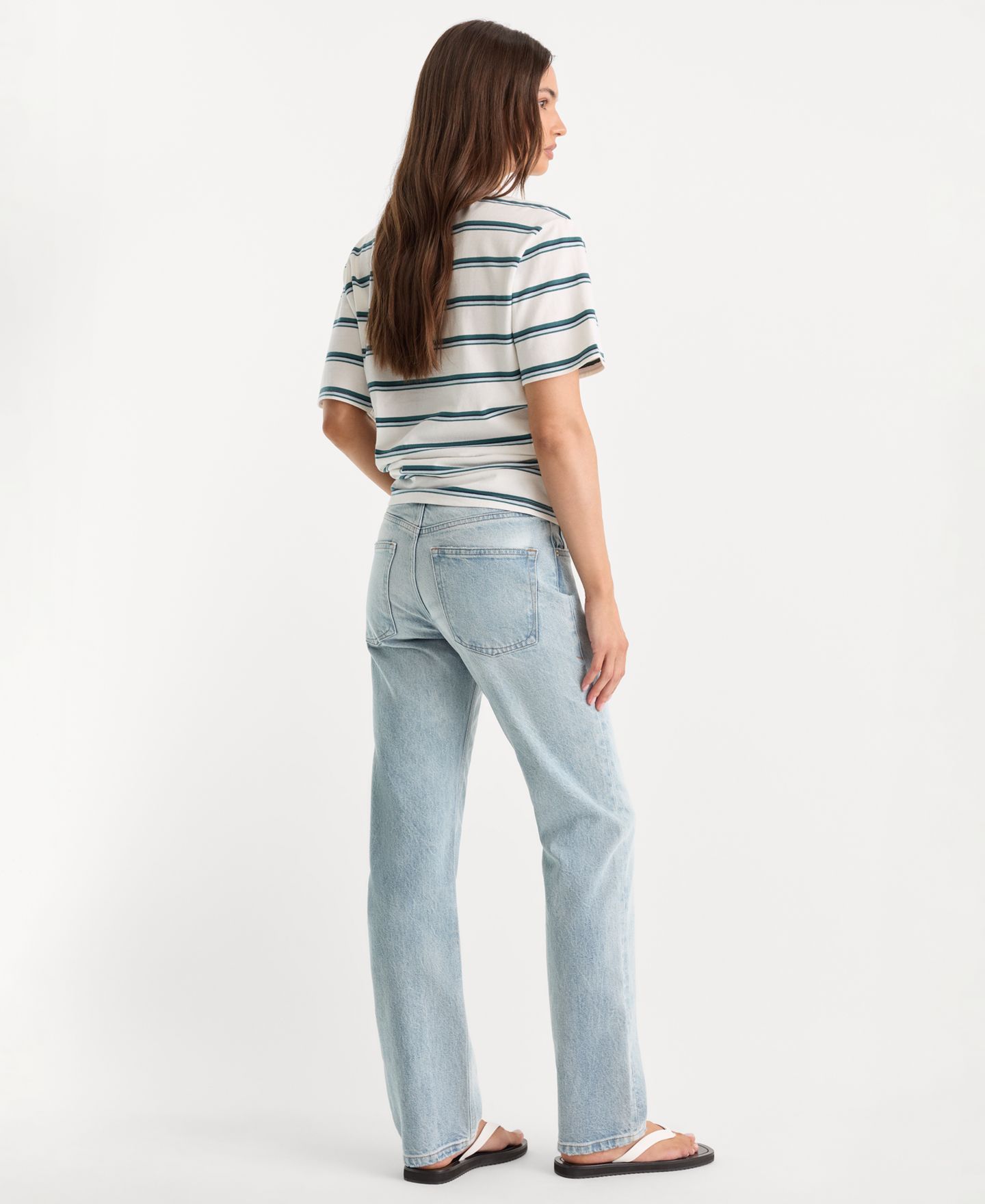 Женские джинсы Good American Vintage Straight, цвет: Индиго — фото 4