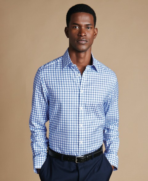 Мужские платья Charles Tyrwhitt Men's Spread Collar Cotton Dress Shirt