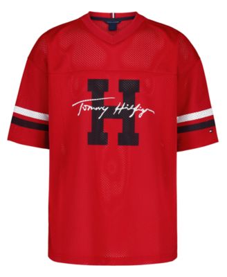 Boys' 8-20 Logo Mesh Jersey T-Shirt