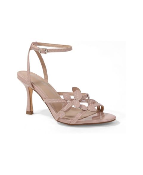Женские сандалии BERNESS Hayden Petal Upper Ankle Strap Stiletto Heel, цвет: Бежевый