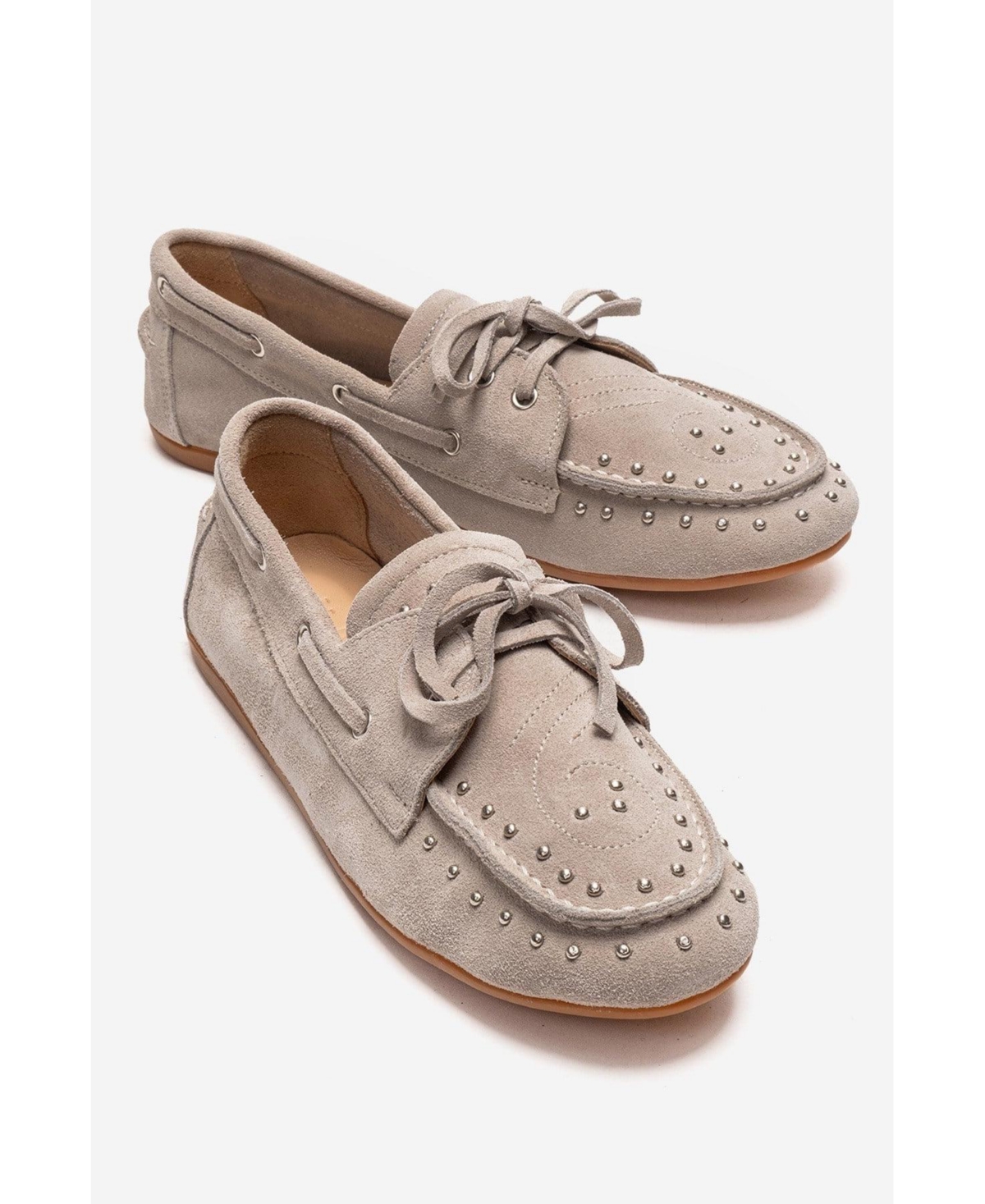Forever & Always Shoes Women's Cuesta Leather Lace Up Loafer