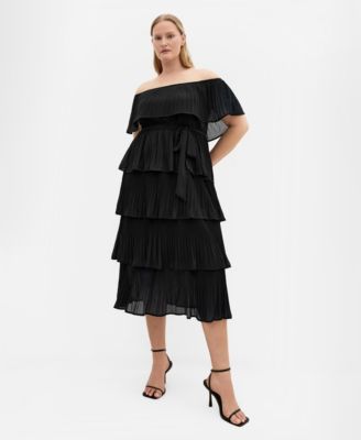 Plus Size Night Garden Maxi Dress
