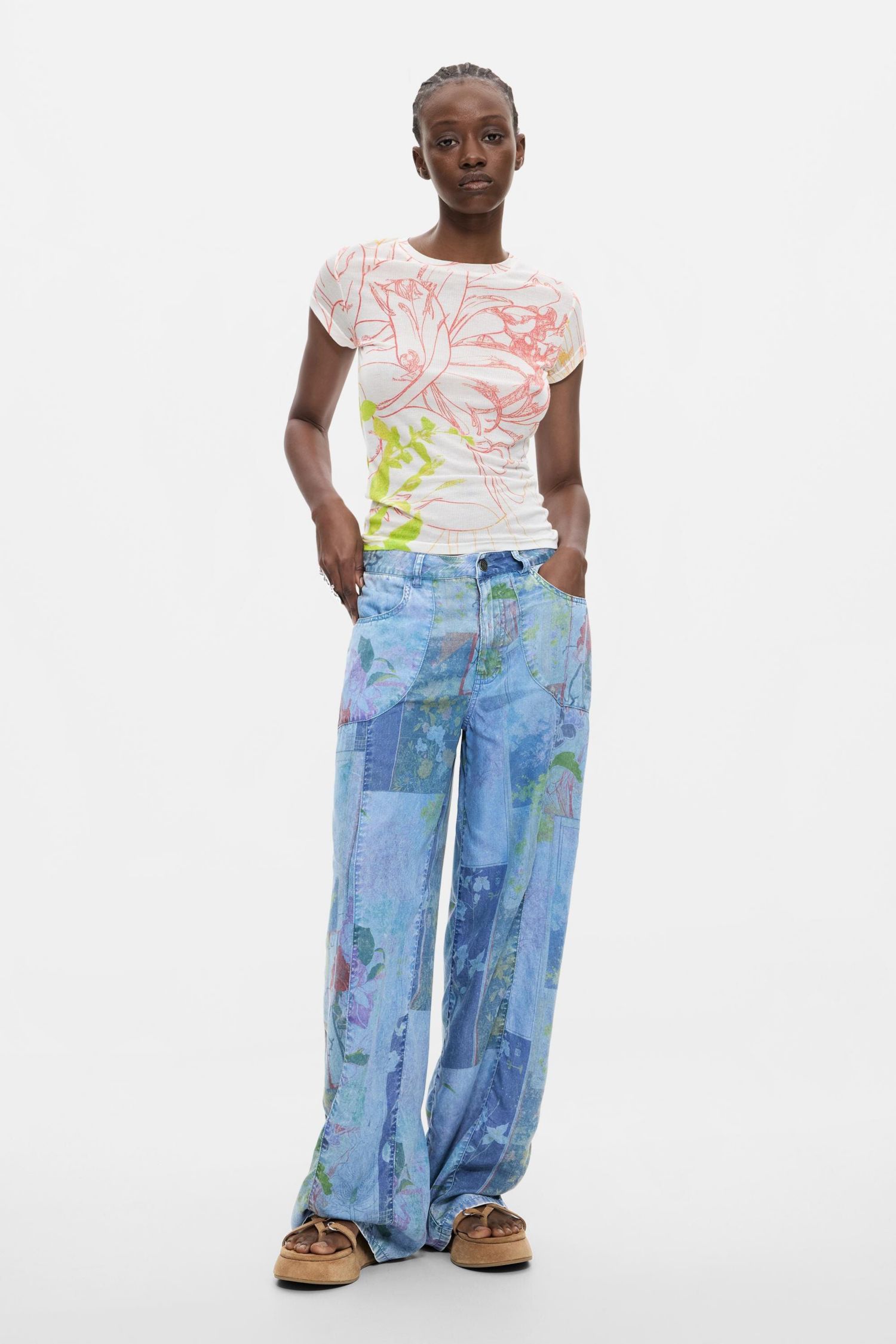 Women's Printed knit t-shirt
