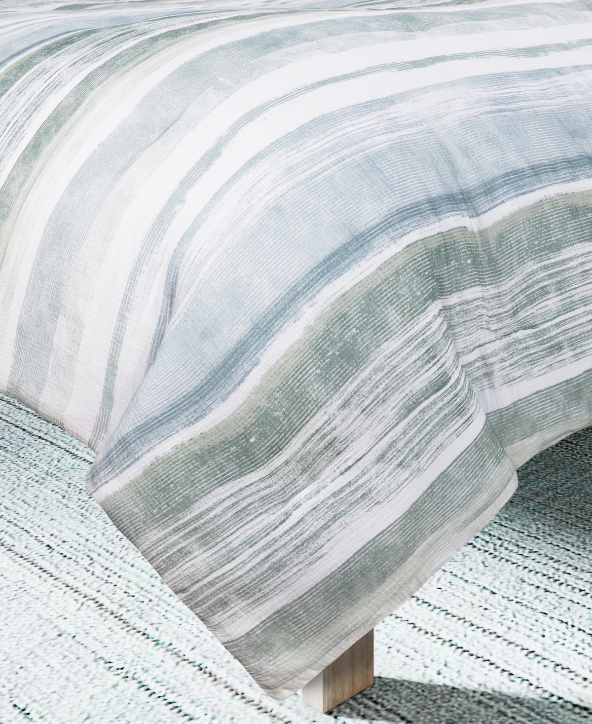 Salt Life Surf Stripe 3-Piece Comforter Set, Full/Queen