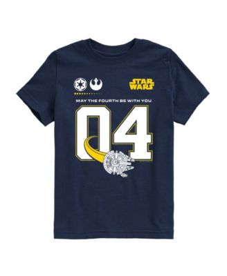 Star Wars Boys' 8-20 Sporty May Fourth be With You Short-Sleeve Graphic T-Shirt