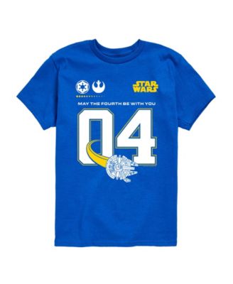 Star Wars Boys' 8-20 Sporty May Fourth be With You Short-Sleeve Graphic T-Shirt