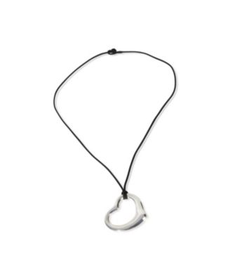 Sterling Silver  Elsa Peretti Open Heart Pendant