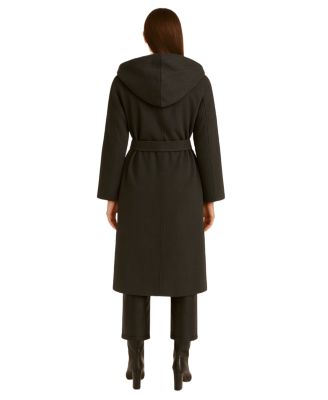 1982 Women's Cashmere Hooded Long Coat - Macy's