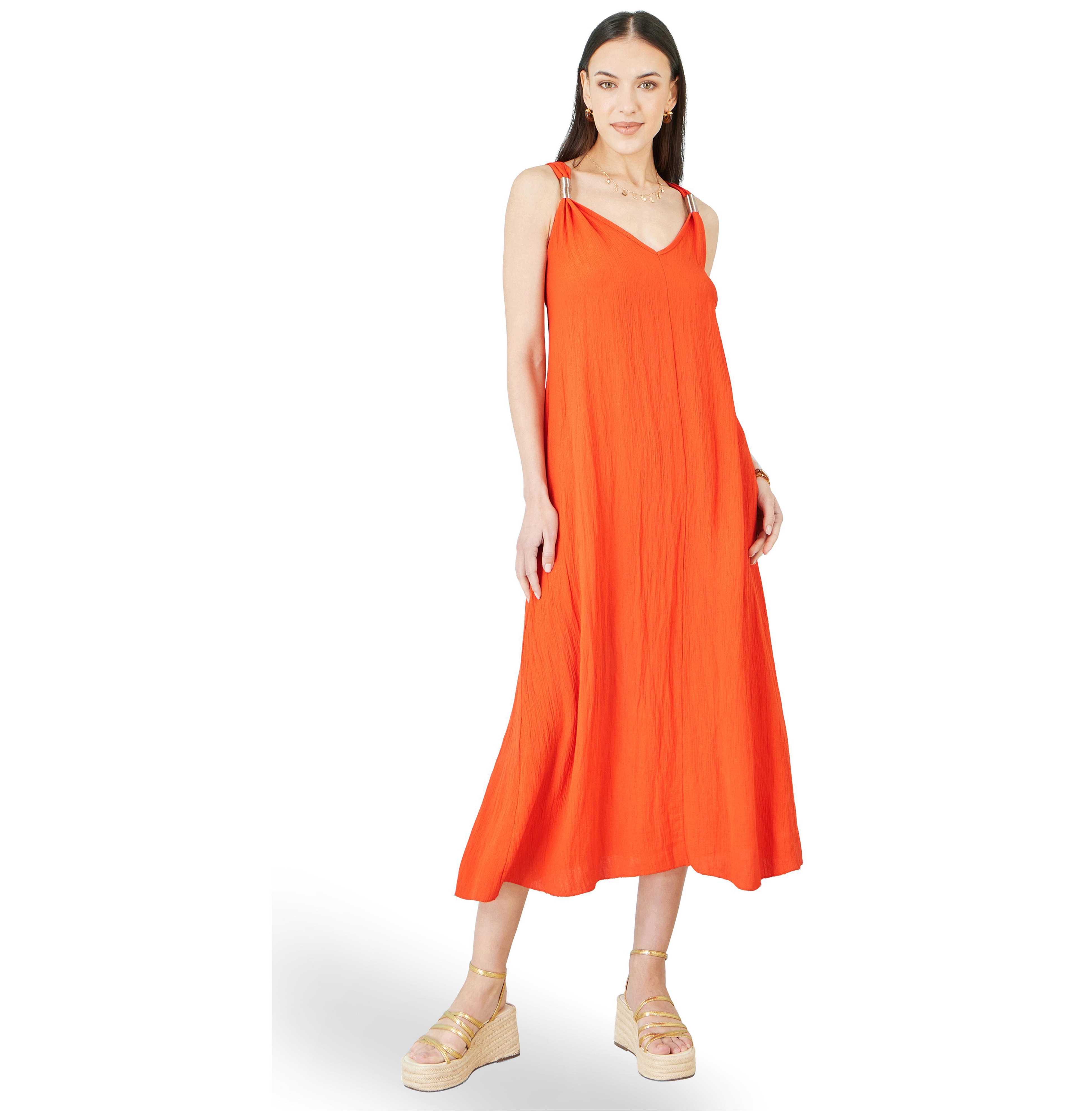 Yumi Women's Viscose Maxi Beach Dress