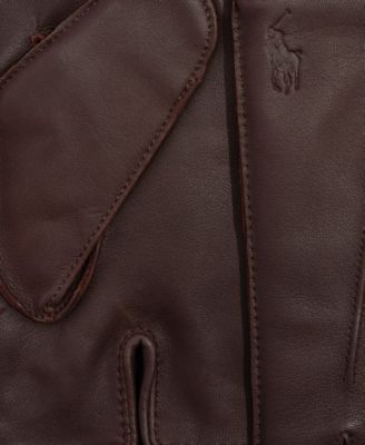 小物 polo ralph lauren leather glove Polo Ralph Lauren Men's Water-Repellent Leather Gloves - Macy's