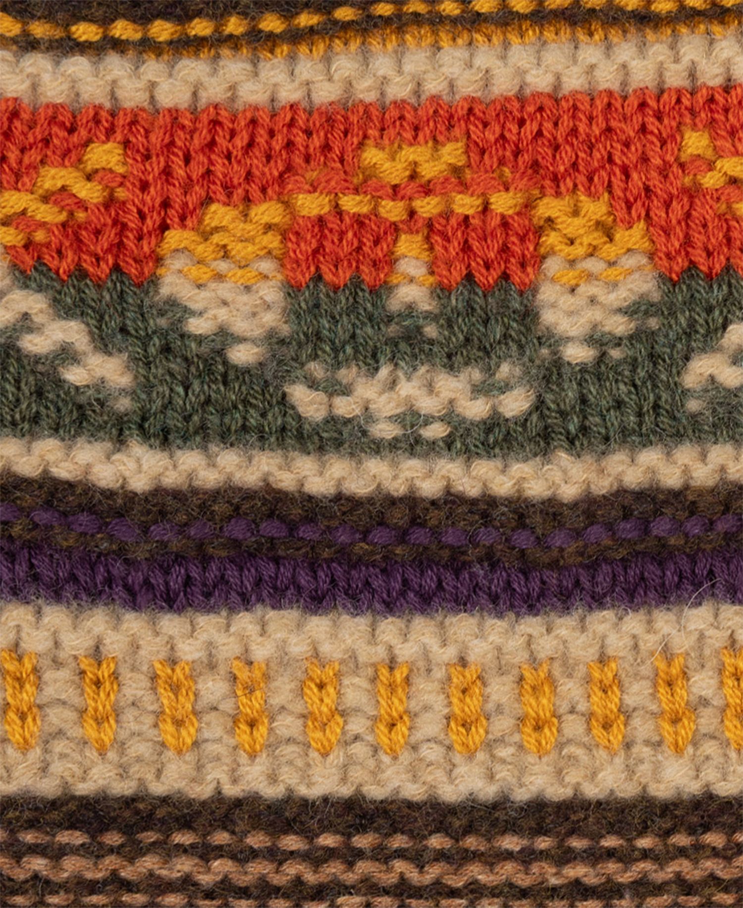 Men's Textural Stripe Earflap Hat