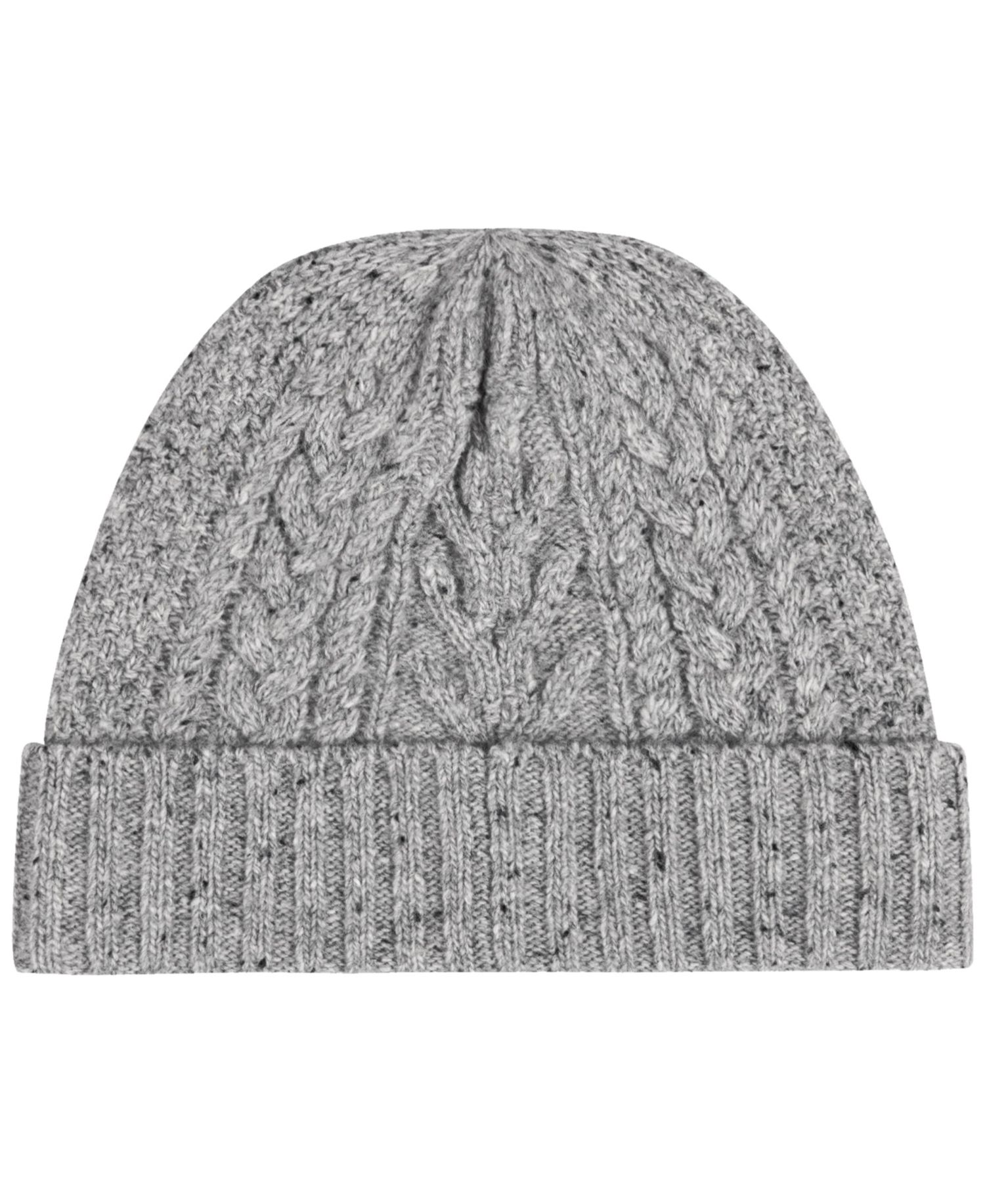 Men's Aran Tweed Beanie Hat