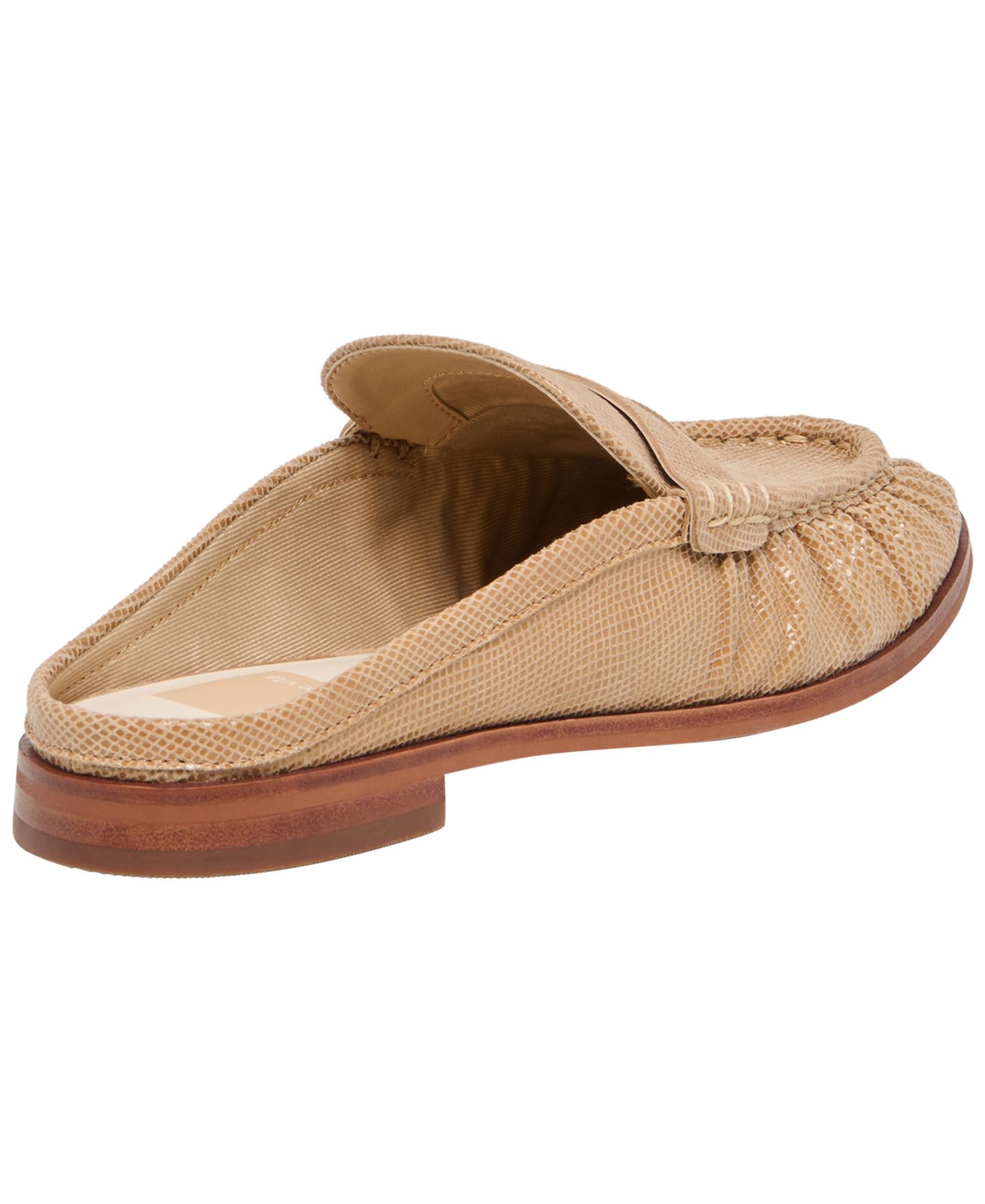 Женские сабо Dolce Vita Betzy Slip-On Loafer Mules, цвет: Латте кожаный — фото 6